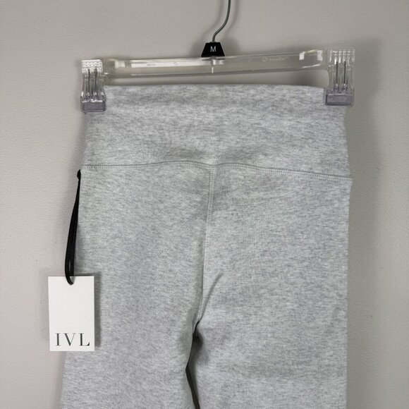 IVL Collective Lounge Legging XS Heather Grey Cotton Jersey High Rise Cozy - Picture 6 of 7
